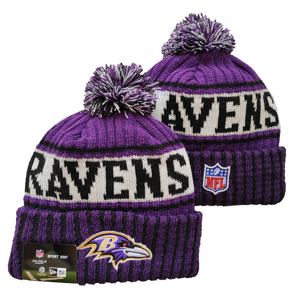 Baltimore Ravens Knit Hats 077